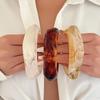 2025  Jewelry Vintage Acrylic Big Geometric Irregular Bangles For Women Trendy Resin Wide Cuff Bangles Bracelets