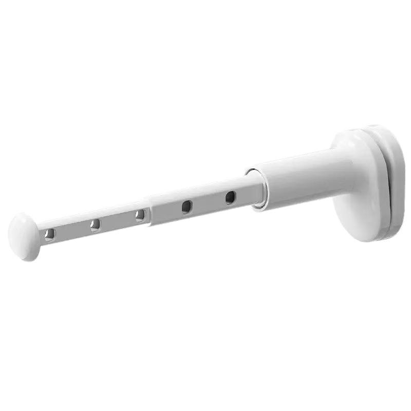 

Телескопічна сушарка для одягу, Портативна складна кімнатна вішалка для подорожей, ділових поїздок та використання в готелі, без свердління білий