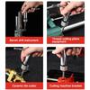 Adjustable T-shaped Ratchet Wrench M3-M8 Straight Groove Hand Tap Tool for Home Repair - Forward And Reverse Thread Tapping