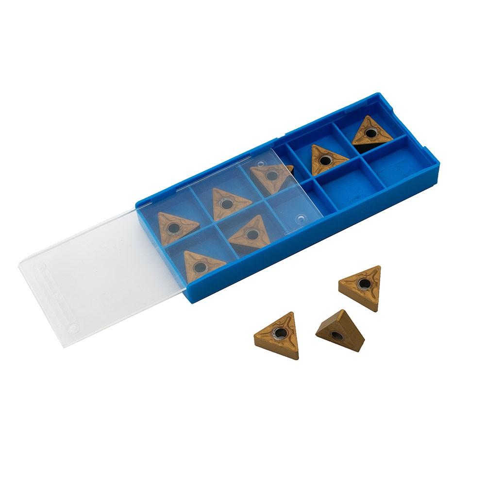 10 Stück Goldene TNMG160408 MA Hartmetall-Wendeschneidplatten Drehbank-Drehwerkzeug Schneiden CNC-Klinge