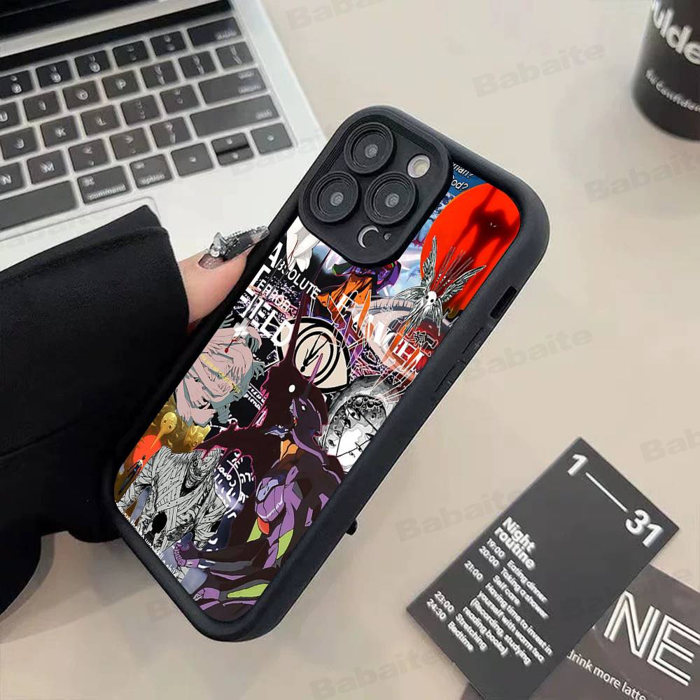 N-Neon G-Genesis E-Evangelion Phone Case For IPhone 17 16 15 14 13 Pro Max Plus 12 11 Cover