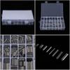 280pcs Stainless Steel Slotted Spring Pin Metric M1.5-M8 Spring Tension Pin Split with Box Expansion Dowel Pin