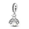 New Copper Animal Bead Bear Original Charm Firefly Pendant Fit Bracelet Diy For Women Jewelry Love Gifts