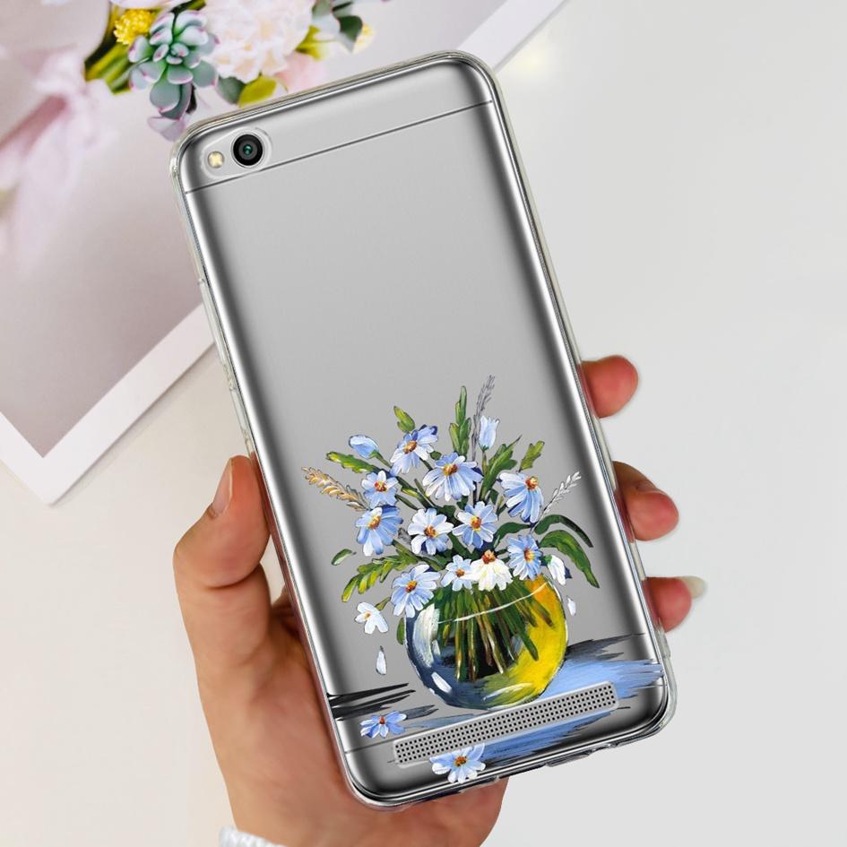 For Xiaomi Redmi 4A Case Fashion Butterfly Transparent Silicone Soft Cover For Xiaomi Redmi 5A Funda Redmi5A Redmi4A Phone Cases