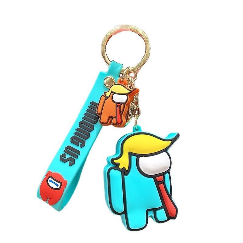 Uroczy breloczek Among Us Silikonowy Kreskówkowy Akcesorium Idealne Na Prezent I Do Kolekcjonowania