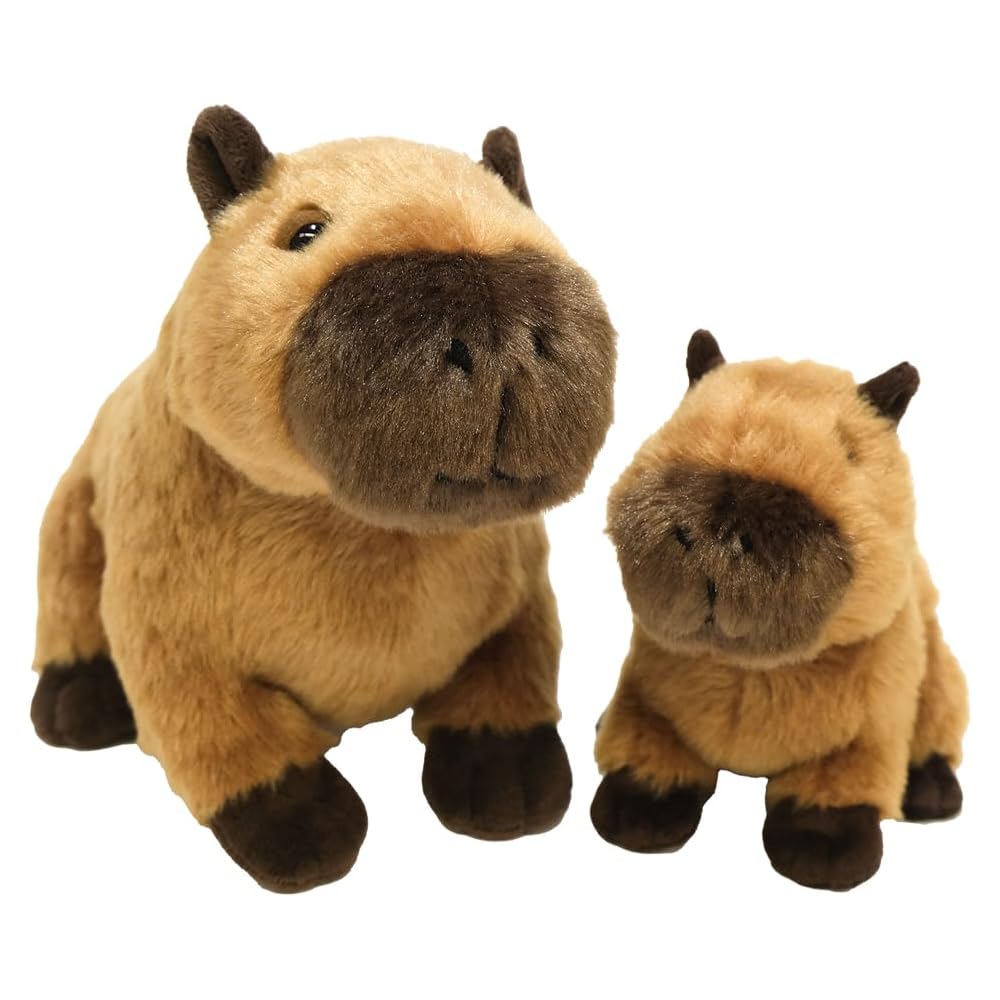 Sunlemon Fluffies Capybara Plush Toy Medium 19x26x16cm Cute Animal Stuffed Toy