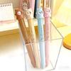 4Pcs Variable Moods Black Ink Exam Pens 0.5 Mm Kawaii Cartoon Pens New Cat Gel Pen Set  Student
