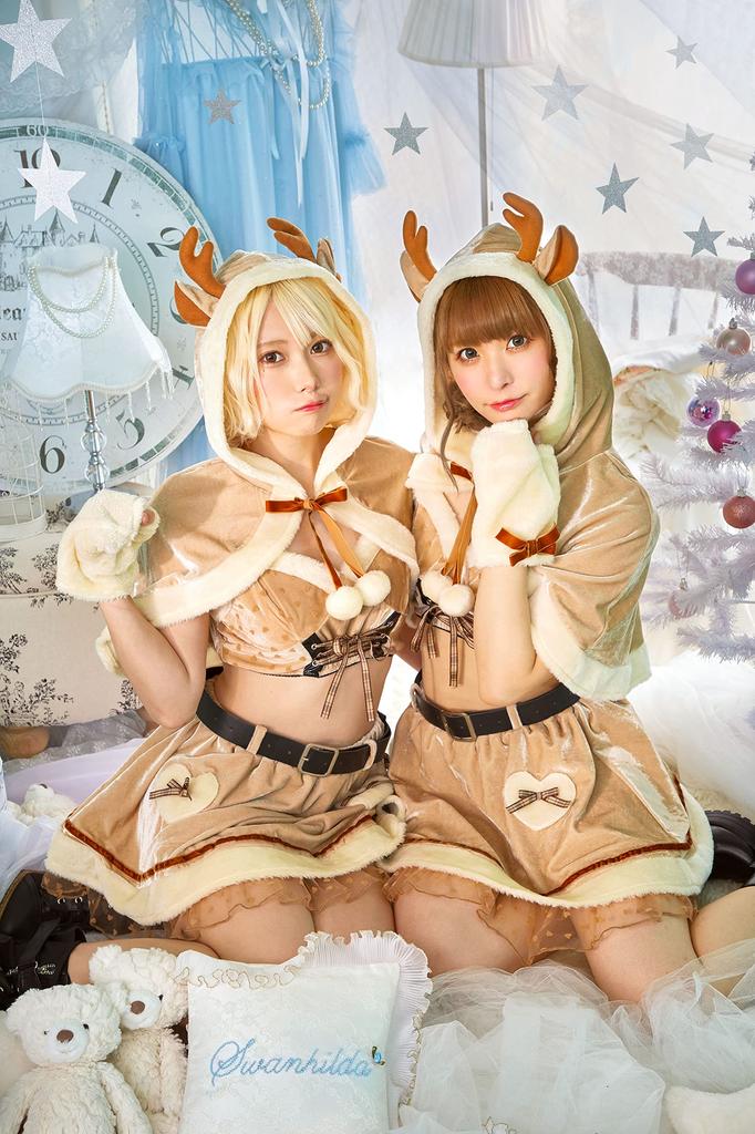 Clearstone SugarWhip Cosplay Christmas Love Cape Reindeer Brown Women's