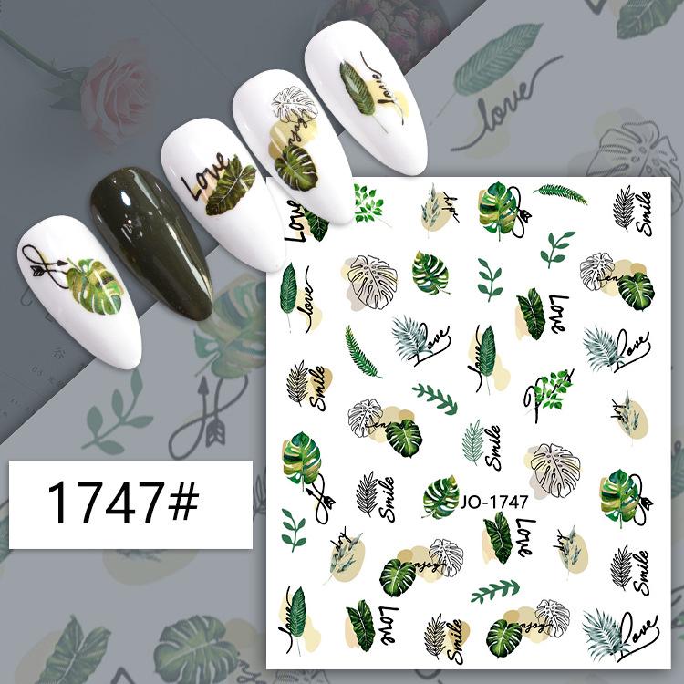 3D Colorful Flower Nail Art Stickers - Sunflower & Rose Self-Adhesive Decals