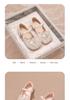 2026 Spring Girls' Princess Leather Shoes with Rhinestone Bow & Soft Sole