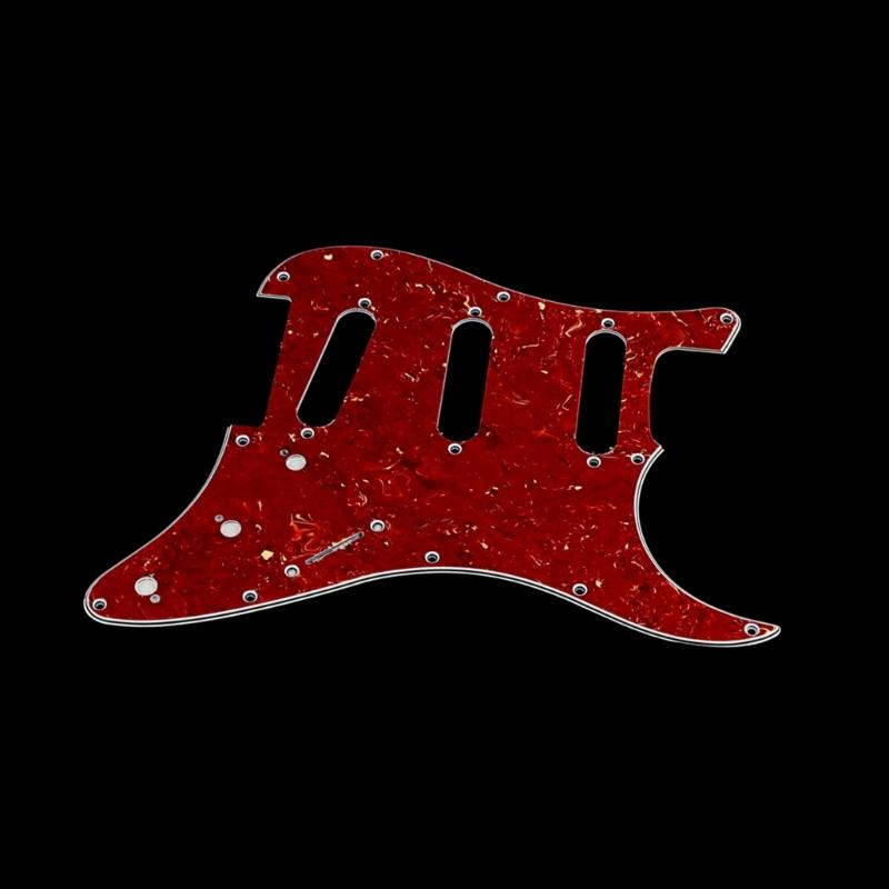 3-Ply 11Hole Electric Guitar Pickguard Anti-Scratch Pearl Plate Guard Cover for ST SQ Electric Guitar Accessories