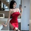 Sex Underwear Women's Sexy Suspender Tube Top Lace Splicing Strap Long Skirt Bed Free Nightdress