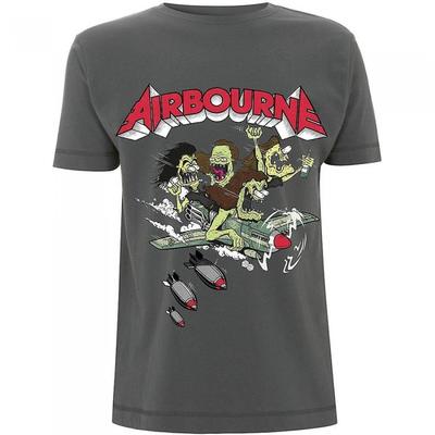 Airbourne Üniseks Yetişkin Nitro Pamuk Tişört