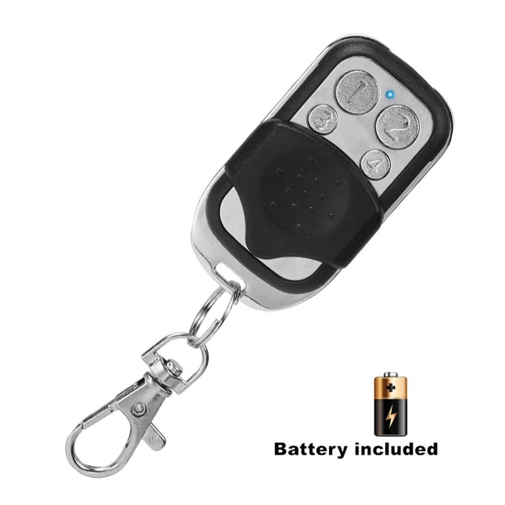 Remote Control 433MHz Car Key Garage Door Gate Opener Remote Control Duplicator Clone Cloning Code 4-Button Transmitter