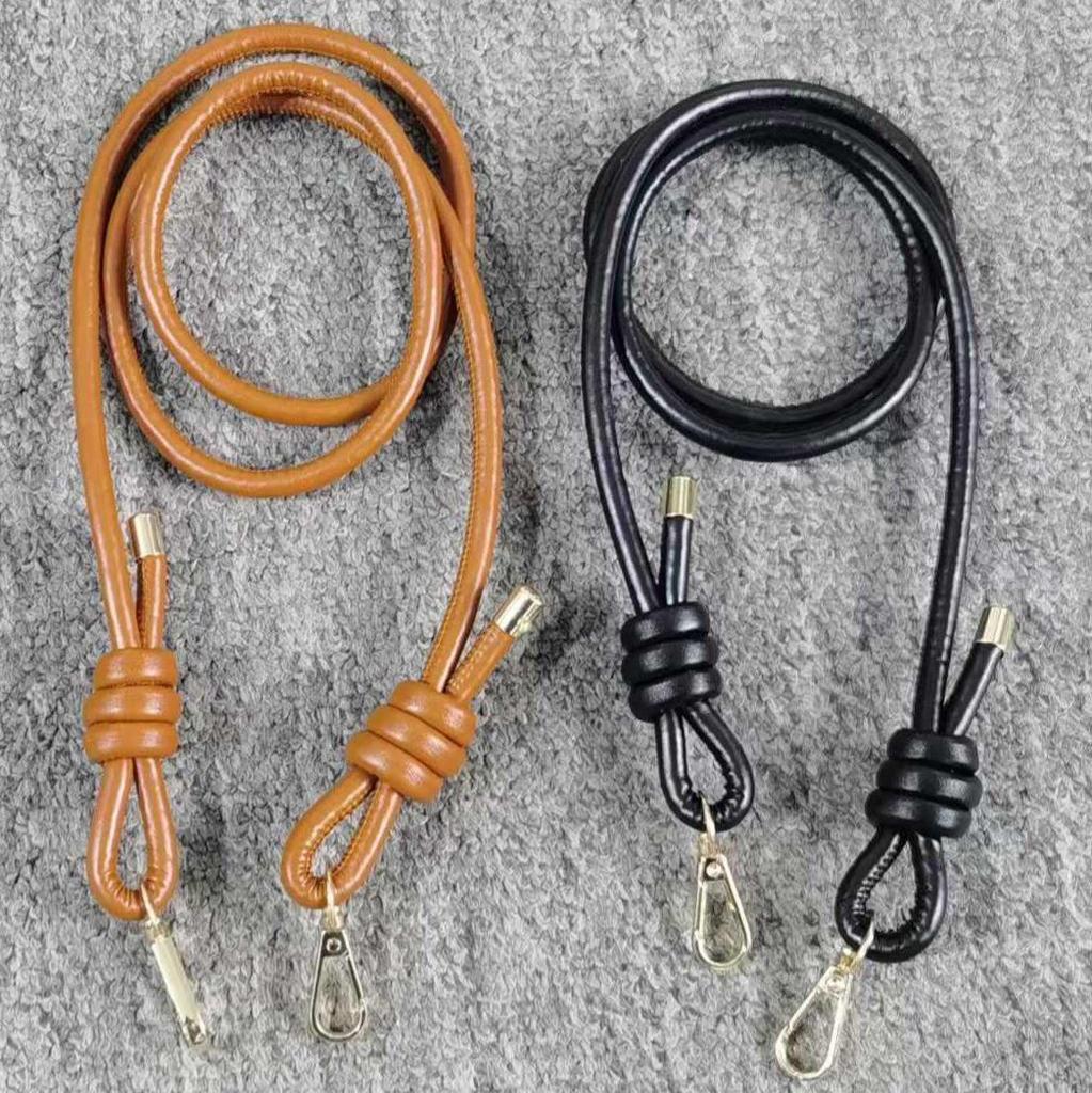 Versatile Adjustable PU Rope Woven Shoulder & Crossbody Bag Strap for Women
