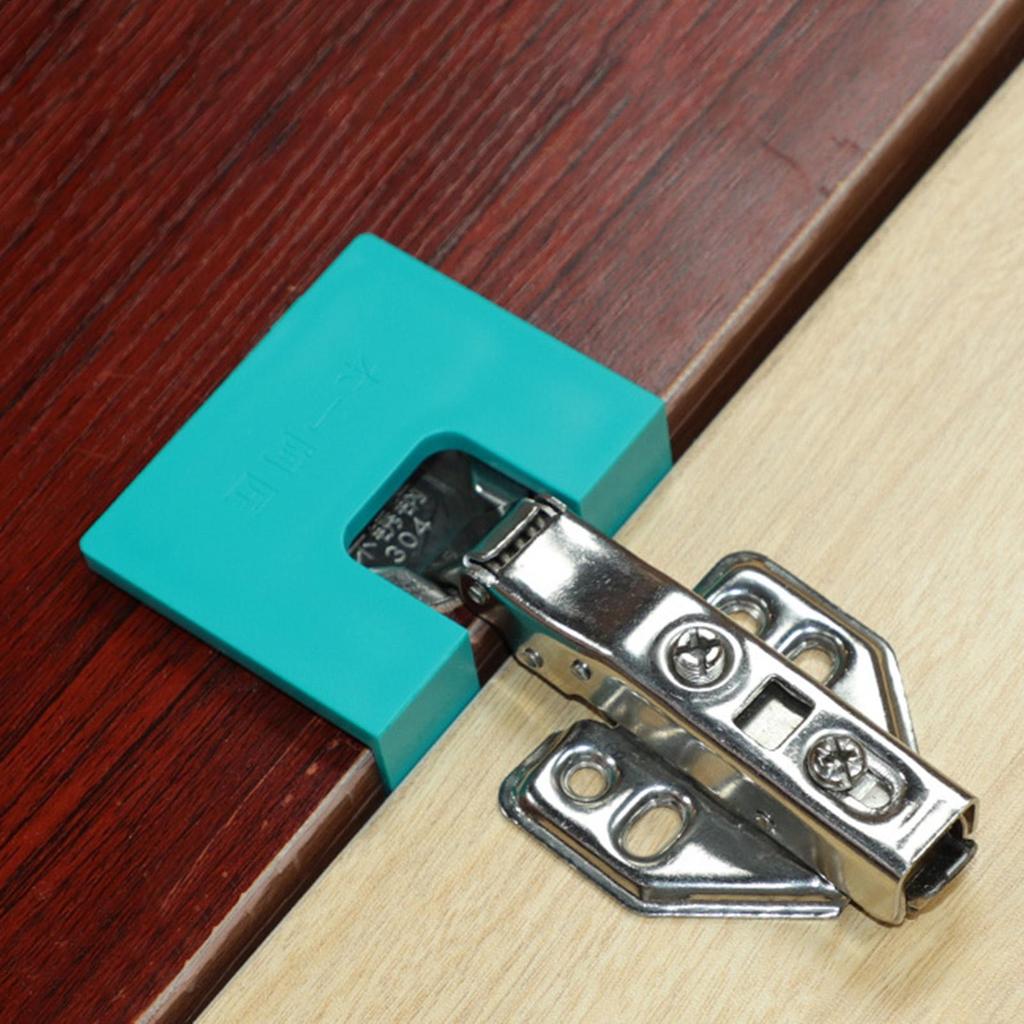 Door Hinge Template Door Latch Installation Jig Carpenter Latch Installation tool for Home Kitchen Bathroom Cabinet Drawer