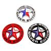 3D Metal Silver Edition Lone Star Logo Rear Trunk Fender Emblem Badge Sticker for  Wrangler Compass  Ram 1500 2500