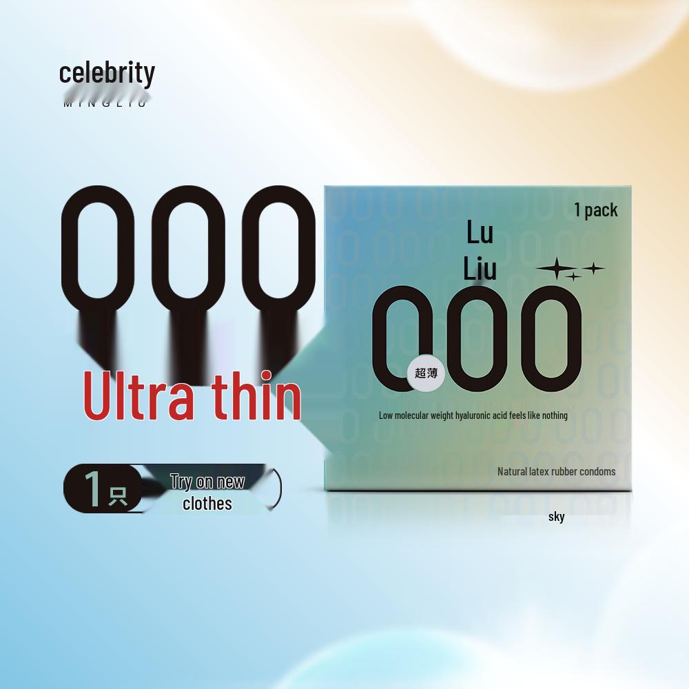 Mingliu Granular Ribbed Long-Lasting Lubricated Condoms - 002 Night Watery Angel Xiaoye Mo