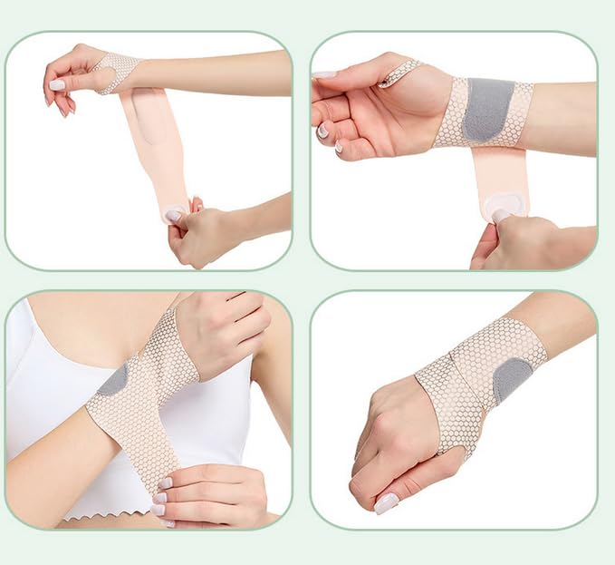 Wrist Wrist Compression Design with Thumb Base Arm Support for Tendonitis and Wrist Arm Injury and Other Sports Support, Protector, Single-Piece