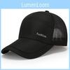 Trendy Lettered Baseball Cap For Summer Outdoor Activities Adjustable Breathable Hat