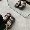 2026 Summer Gladiator Platform Women Sandals Fashion Elegant Open Toe Shoes Ladies Outdoor Dress Platform Flats Sandalias