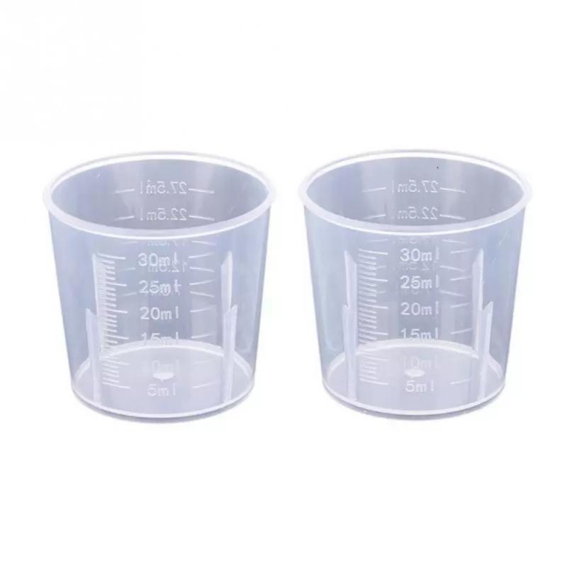 20ml / 30ml /50ml /250ml /500ml/1000ml Clear Plastic Graduated Measuring Cup For Baking Beaker Liquid Measure JugCup Container