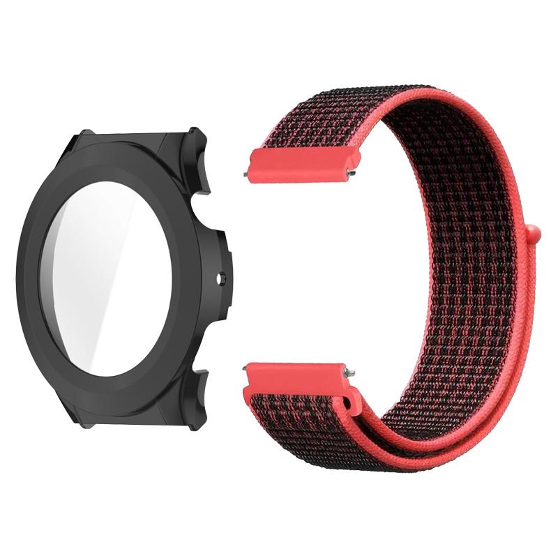 Nylon Loop Strap with TPU Case for Amazfit Cheetah Pro Cheetah Arround Replacment Watchband