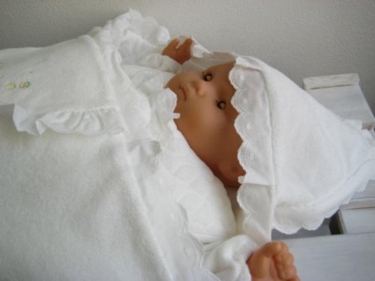 Made In Fluffy Pile Baby Afghan with Bear Material Suitable All Year Round Japan, Fabric, Embroidery, Swaddle,