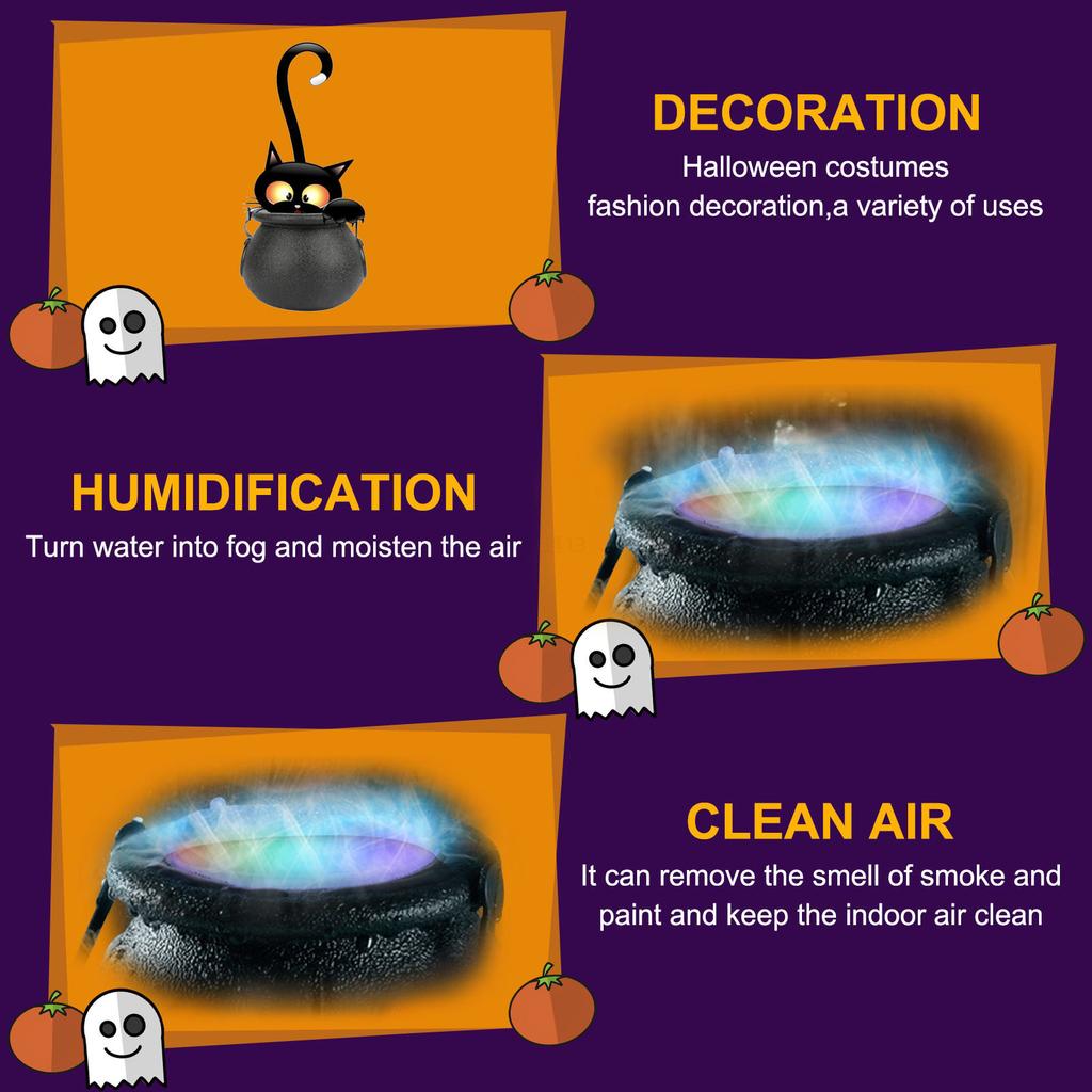 Halloween Witch Jar LED Light with Color Changing Effect for Party Decor