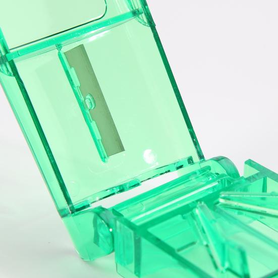 Portable Pill Cutter Splitter Divider Storage Box Medicine Tablets Holder Case
