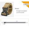 Military Style Outdoor Training Tactical Belt Heavy Duty Waist Belt Adjustable Nylon Belts Includes