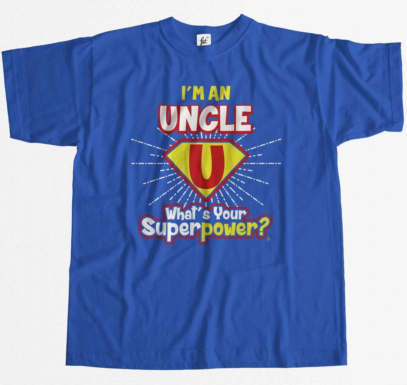 I m An Uncle - What s Your Superpower? Mens T-Shirt XXXL