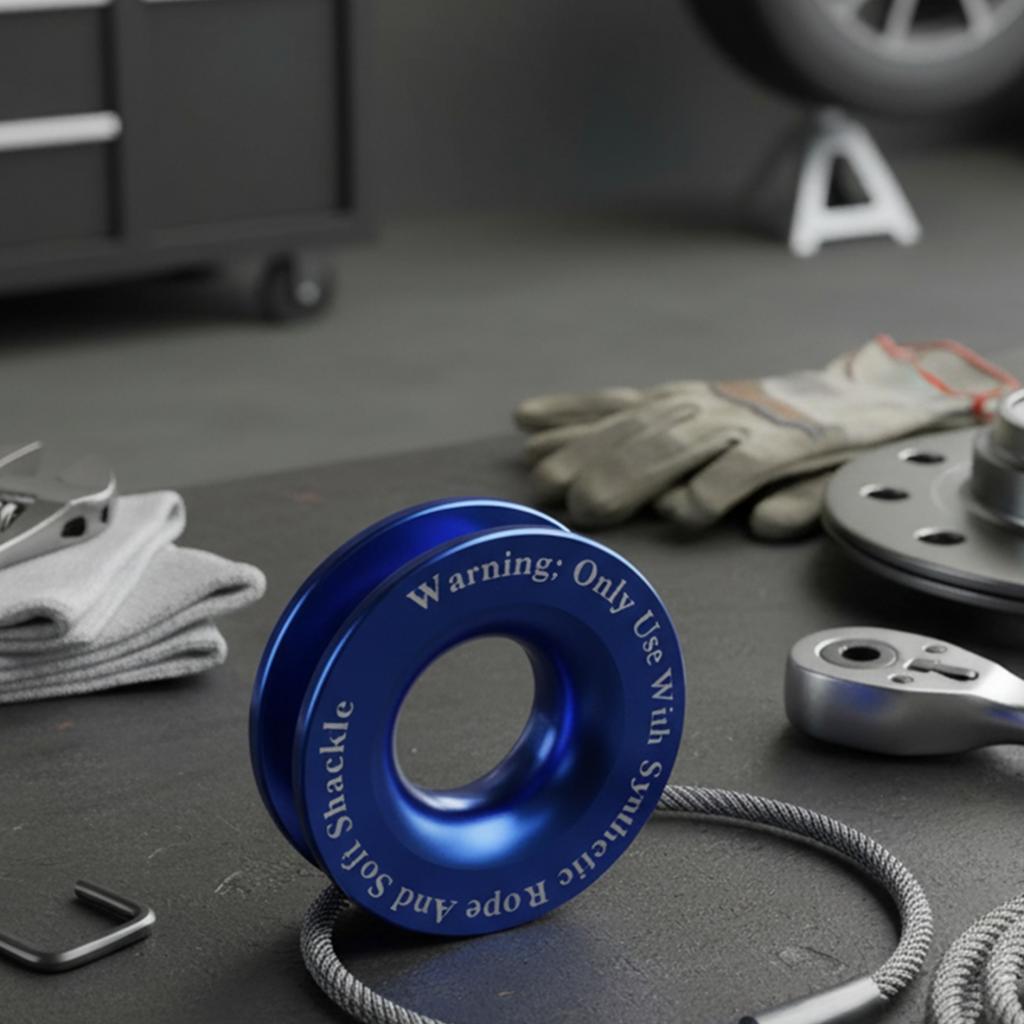 Efficient Cable Movement Recovery Ring Set Soft Shackle Winch Rope