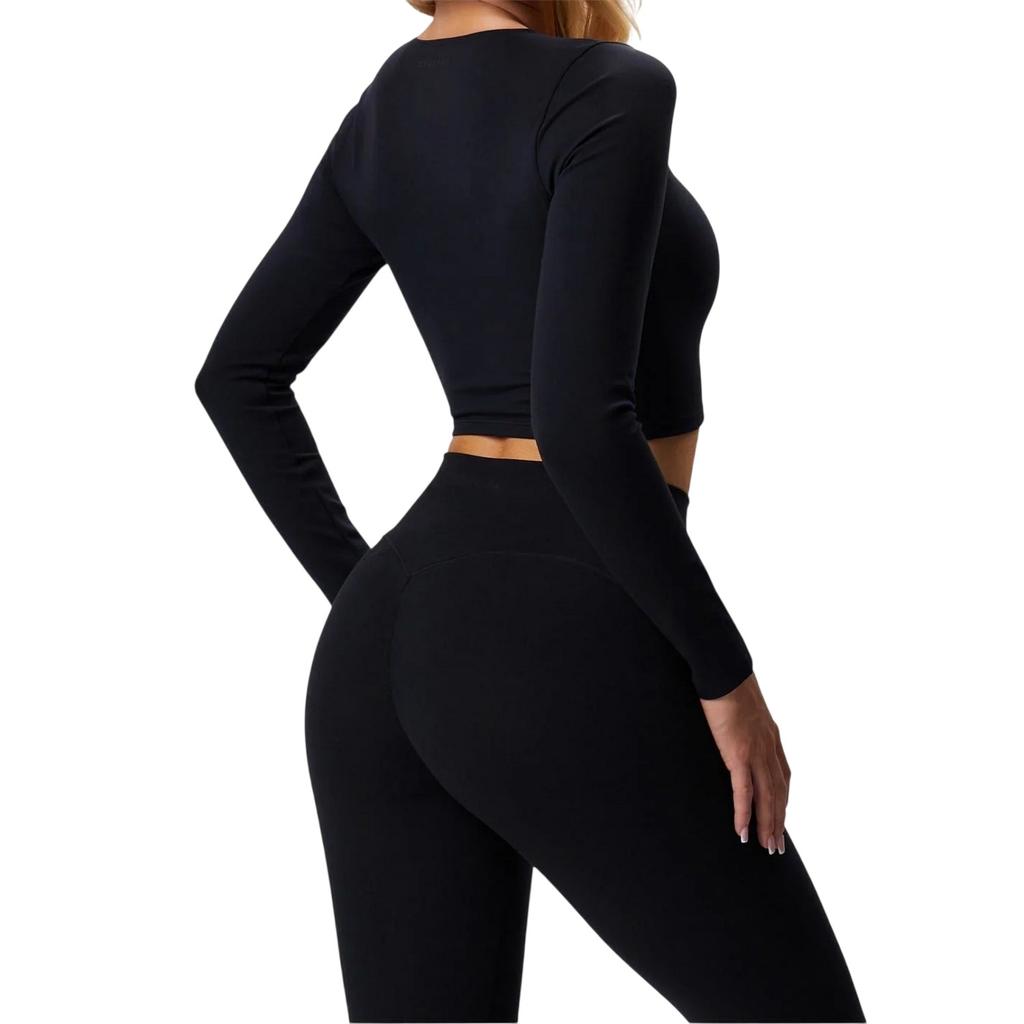 Gym King Womens/Ladies Luxe Scoop Neck Slim Crop T-Shirt