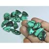 201Cts. Natural Green Malachite Ring Size Fancy Cabochon Gemstone 16Pcs Lot C-257