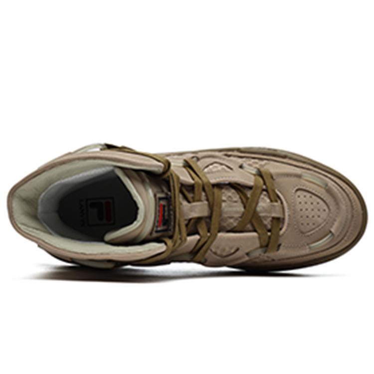 Lanvin x FILA Salto Nougat Vysoké Skateboardové Boty Pánské Hnědé F12M144143FNG