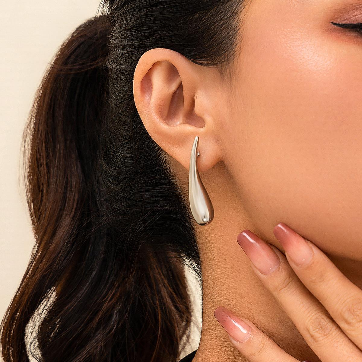 

Аксессуары, преувеличенная подвеска в виде капли воды, панк-ожерелье, универсальная простая геометрическая цепочка для ключицы