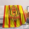 Coperta in Flanella Stampata KV Mechelen, morbida coperta per camera da letto e divano, lavabile, merchandising per tifosi di calcio, ottimo regalo.