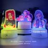KPop Demon Hunters Kawaii Zoe Mira Rumi Saja Boys Monochrome Light Remote Control 16 Color Night Lights