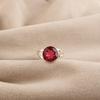 Natürlicher Rosa Rubellit Edelstein Silberring, 925 Sterlingsilber Handgefertigter Ring, Statement Rubellit Ring, Damenschmuck, Schmuckgeschenk RR-83-15