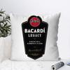 Spirituosen B-Bacardi-i Kissenbezug Quadratisches Kissen Schlafzimmer Sofa Freizeit Komfortkissen Auto Wohnzimmer Heimdekoration
