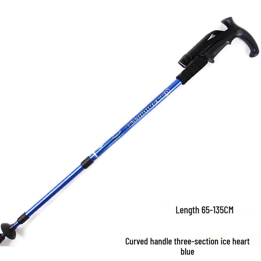 Professional Telescopic Aluminum Trekking Poles – Outdoor & Nordic Walking, Hiking, Climbing, and Mountaineering Equipment.