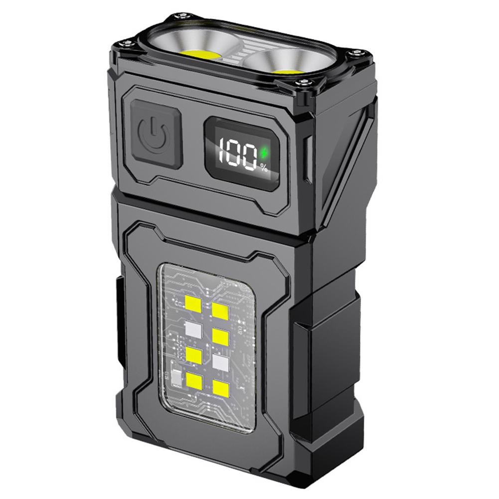 Powerful LED Portable Flashlight Ultra Bright Waterproof COB Light USB Rechargeable Torch Work Light Super Bright Flashlight