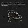 50pcs Quick Swivel Barrel Swivels Connector Fishing Line Connector  Fishing Accessories