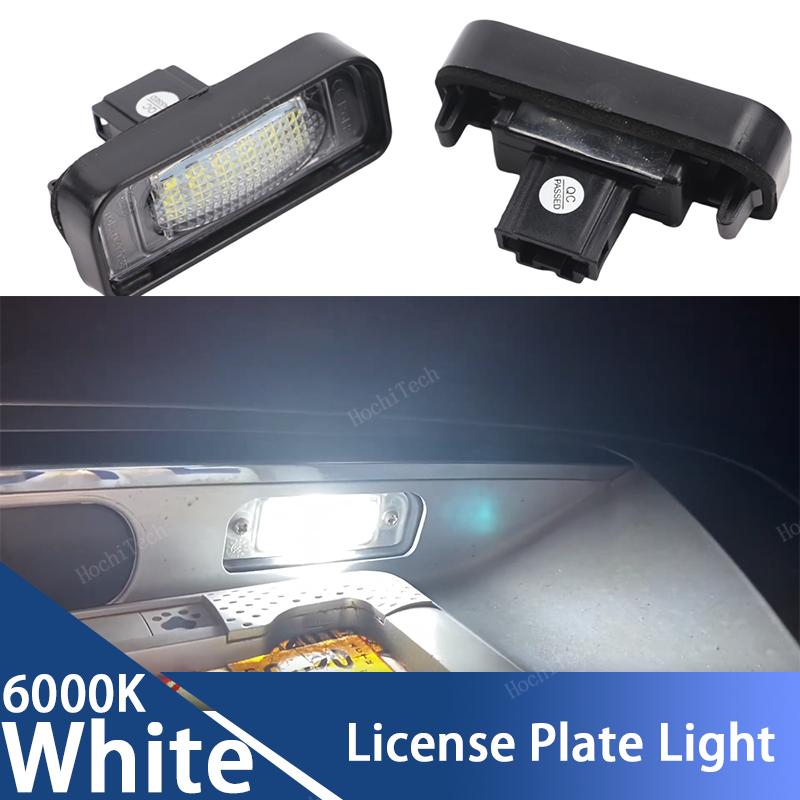 For Mercedes Benz W220 S Class S320 S350 S500 S55 S600 S65 1999 2000-2005 6500K Super White 2PCS LED License Number Plate Light