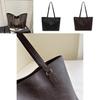 Street Style Womens Tote Bag Large Capacity Pu Handbag With Isolid Color Design And Letter Embossing For Office Use