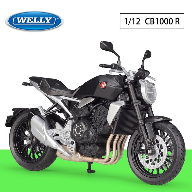 

Масштаб 1/12 Welly Honda CB1000R, модель мотоцикла из сплава, литье под давлением, металлическая игрушка, модель мотоцикла, высокая имитация, коллекция, детские подарки 1/12-17.7x10.5x7cm матовый черный