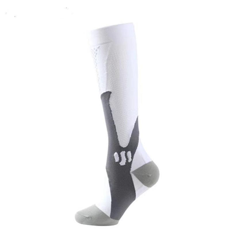 Running Men Women Compression Socks For Football Anti Fatigue Pain Relief  20-30 mmHg Black Compression Socks Fit For Sport Socks