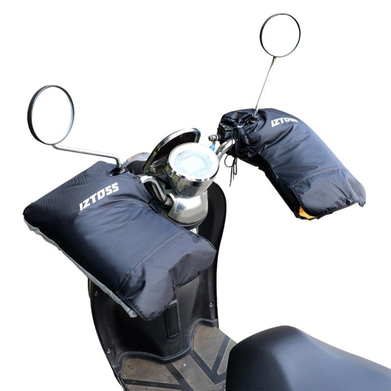 Motorcycle Riding Waterproof Handlebar Gloves Hand FursMuffs Winter Thermal Warm