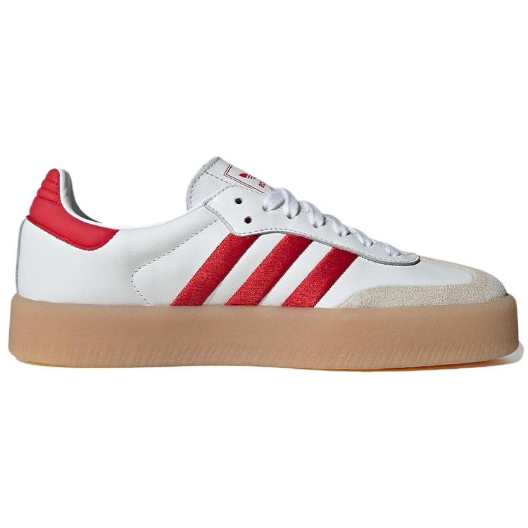 Neue Adidas Sambae Weiß Better Scarlet Gum Damen ID0438